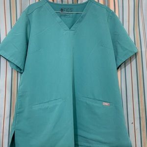 Figs Marine color scrub top